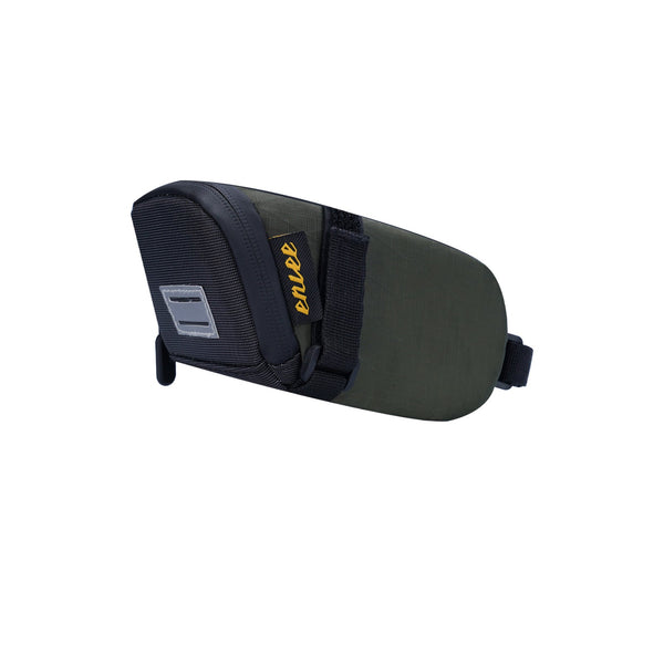 Green And Black Water Resistant Bicycle Saddle Bag 1.3L Reflective Seat Pack For Road & Mountain Bikes Saddles & Seats