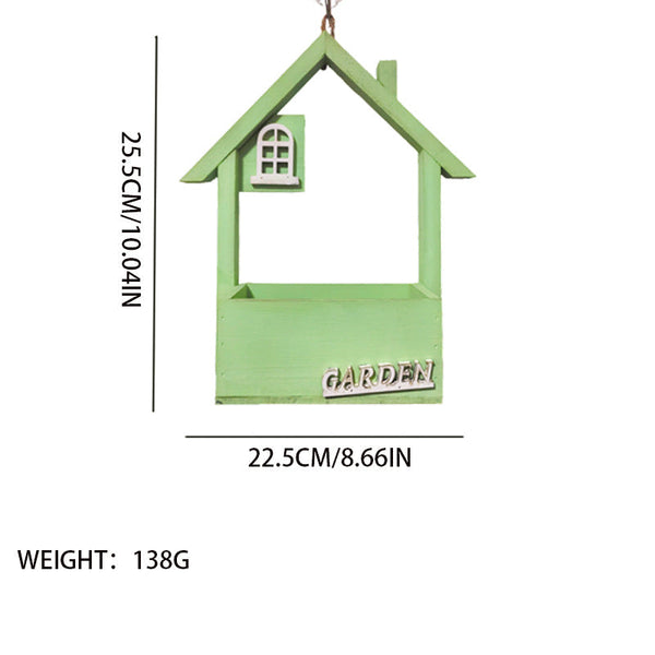 Pink Charming House Hanging Bird Feeder Attract Wild Birds To Your Garden Feeders