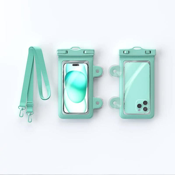 Mint Green 2 Pack Universal Ipx8 Waterproof Phone Pouch With Lanyard Touch Sensitive Case For Swimming & Outdoor Sports Other Mobile Accessories
