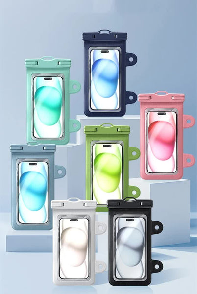 Mint Green 2 Pack Universal Ipx8 Waterproof Phone Pouch With Lanyard Touch Sensitive Case For Swimming & Outdoor Sports Other Mobile Accessories