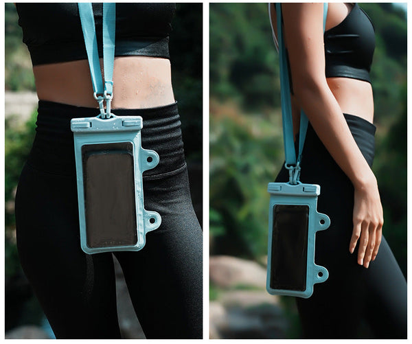 Mint Green 2 Pack Universal Ipx8 Waterproof Phone Pouch With Lanyard Touch Sensitive Case For Swimming & Outdoor Sports Other Mobile Accessories