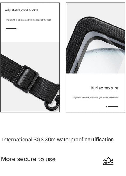 Mint Green 2 Pack Universal Ipx8 Waterproof Phone Pouch With Lanyard Touch Sensitive Case For Swimming & Outdoor Sports Other Mobile Accessories