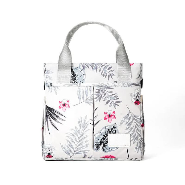 Black Versatile Nappy Bag Tote Lightweight Diaper With Insulated Pocket & Crossbody Strap Nappy Bags