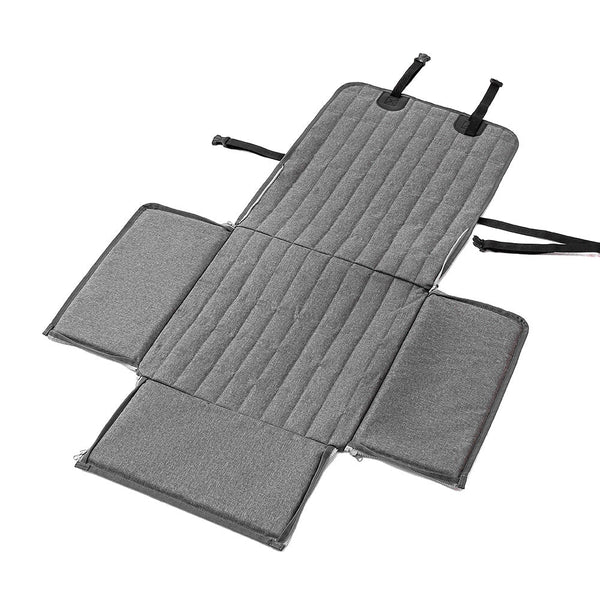 Grey Waterproof Front Pet Car Seat Cover Non Slip Dog Booster Protector Mat Pet Transport