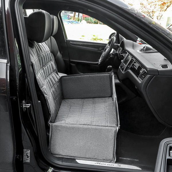 Black Waterproof Front Pet Car Seat Cover Non Slip Dog Booster Protector Mat Pet Transport