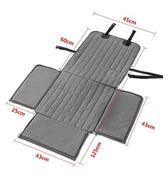 Black Waterproof Front Pet Car Seat Cover Non Slip Dog Booster Protector Mat Pet Transport