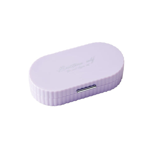 Purple Compact 7 Piece Manicure Set Stainless Steel Nail Grooming Kit With Stylish Travel Case Manicure & Pedicure Tools & Kits