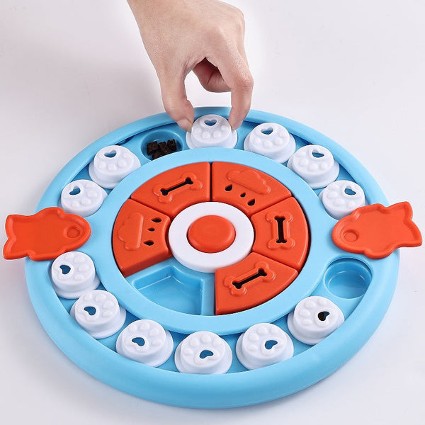 Green Interactive Pet Puzzle Feeder Toy Slow Eating & Mental Stimulation Game For Dogs Cats Dishes Feeders & Fountains