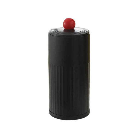 Black Automatic Lifting Makeup Brush Holder Dustproof Desktop Organizer With Lid & Compartments Makeup Bags & Cases