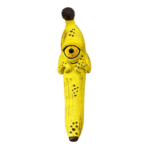3 Pcs Style 1 Yellow Whimsical Magic Banana Monster Figurine Quirky Resin Art Decor For Home & Party Sculptures & Figurines