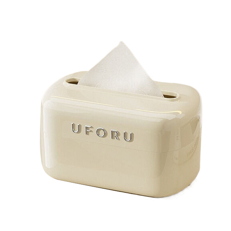 Elosung Cream White Multifunctional (Separate Tissue Box) 17.5Cm*11Cm*10.5Cm Tissue Box Covers
