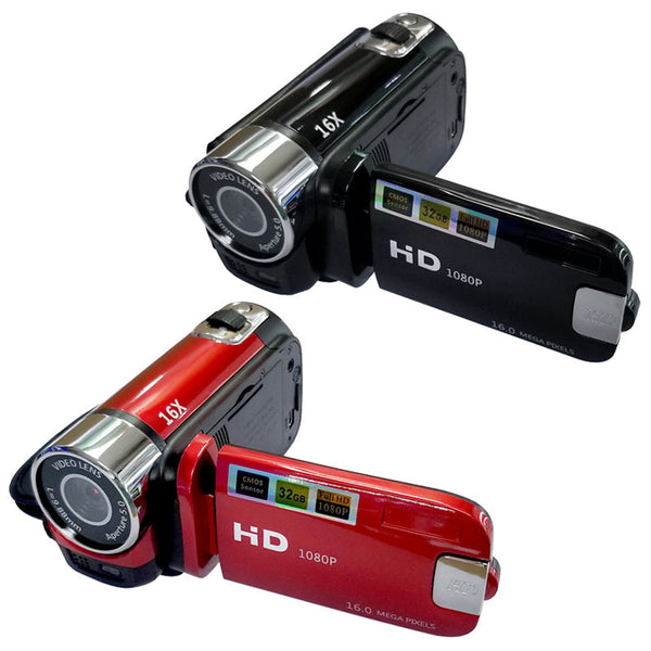 Silver Capture Life's Moments Hd 1080P Digital Camcorder 16Mp Photos 16X Zoom 2.7 Lcd Screen Digital Cameras