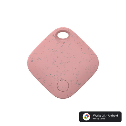 Pink Smart Item Locator Tag For Android Google Find My Device Compatible Anti Lost Tracker Gps