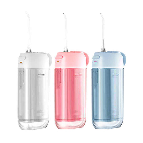 White Advanced Portable Water Flosser Usb Rechargeable Cordless Oral Irrigator 3 Modes Ipx7 Waterproof For Travel & Home Air & Water Flossers