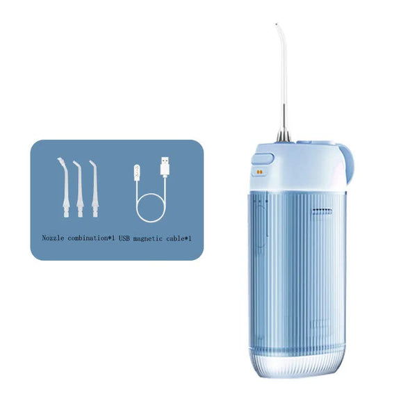 Blue Advanced Portable Water Flosser Usb Rechargeable Cordless Oral Irrigator 3 Modes Ipx7 Waterproof For Travel & Home Air & Water Flossers