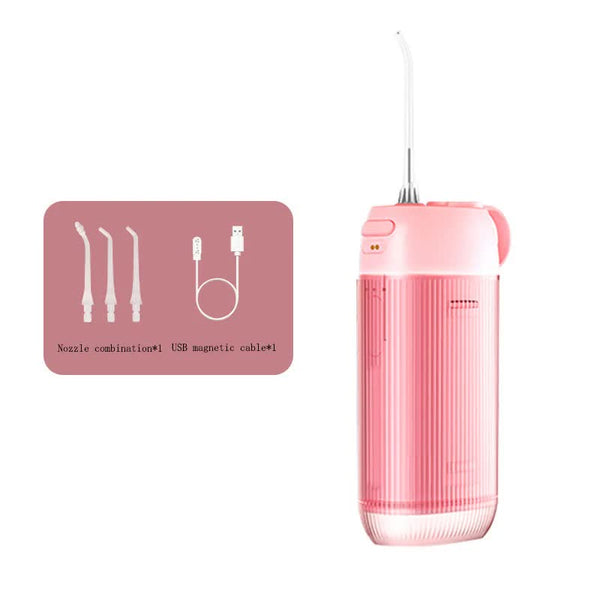 Pink Advanced Portable Water Flosser Usb Rechargeable Cordless Oral Irrigator 3 Modes Ipx7 Waterproof For Travel & Home Air & Water Flossers