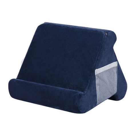 Dark Blue Soft Multi Angle Tablet Pillow Stand Comfy Reading & Viewing Holder For Ipads Books Ereaders Mounts Stands & Holders