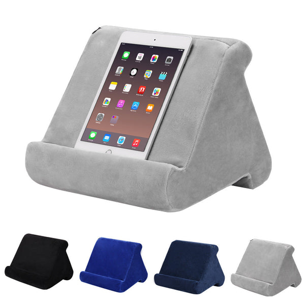 Dark Blue Soft Multi Angle Tablet Pillow Stand Comfy Reading & Viewing Holder For Ipads Books Ereaders Mounts Stands & Holders