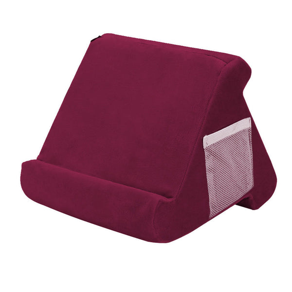 Purple Soft Multi Angle Tablet Pillow Stand Comfy Reading & Viewing Holder For Ipads Books Ereaders Mounts Stands & Holders