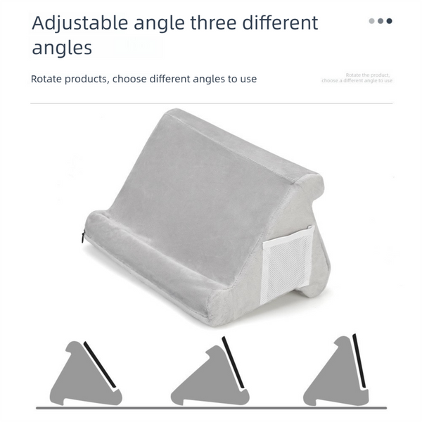 Purple Soft Multi Angle Tablet Pillow Stand Comfy Reading & Viewing Holder For Ipads Books Ereaders Mounts Stands & Holders
