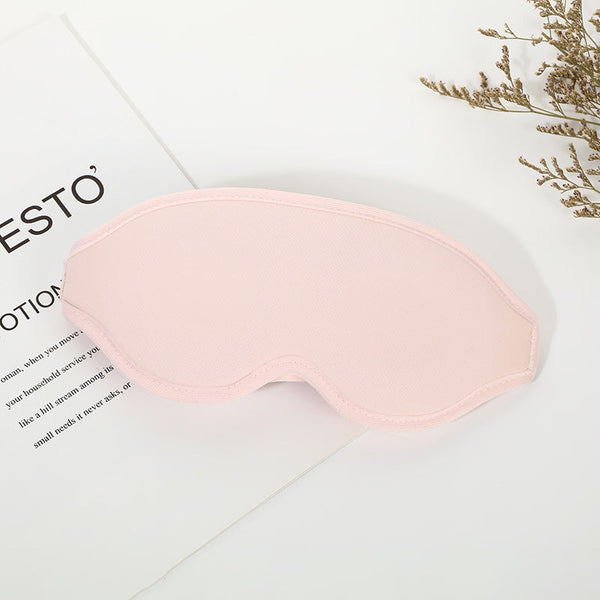 2 Pcs Pink 3D Contoured Eye Mask Total Blackout Pressure Free Memory Foam Skin Friendly & Breathable For Deep Rest Eye Masks