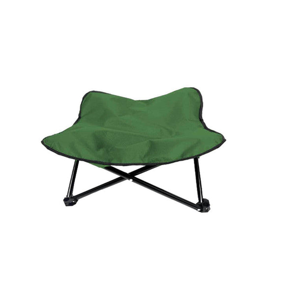 Bright Green Elevated Comfort Pet Bed Portable & Foldable Dog Cat Cot Durable 600D Oxford Fabric Washable Cover All Seasons Pet Beds