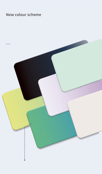 Green Blue Gradient Premium Large Silicone Mouse Pad Non Slip 600X300mm For Office And Gaming Mouse Pads & Wrist Rests