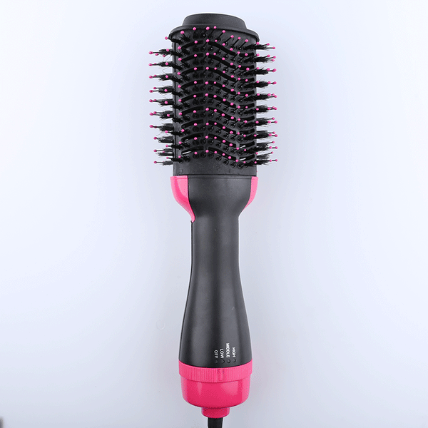 Pink And Grey One Step Hair Dryer & Volumizer Hot Air Brush Salon Styler For Drying Smoothing Volume Hair Dryers