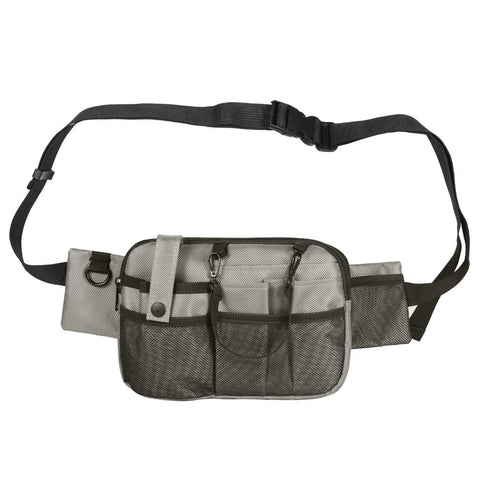Grey And Black Nurse Utility Belt Bag Multi Pocket Medical Organizer Waist Pack For Tools & Essentials Waist Packs & Bags