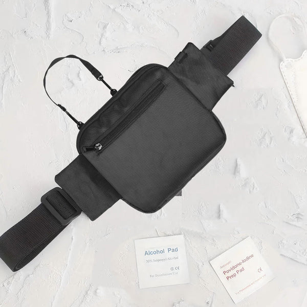 Grey Nurse Utility Belt Bag Multi Pocket Medical Organizer Waist Pack For Tools & Essentials Waist Packs & Bags