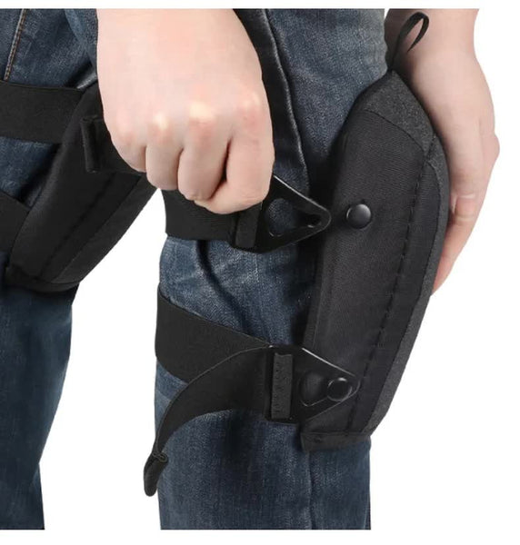 1 Pair Black Professional Hard Shell Knee Pads Heavy Duty Protection For Work Construction Gardening & Outdoor Sports Garden Kneelers & Seats