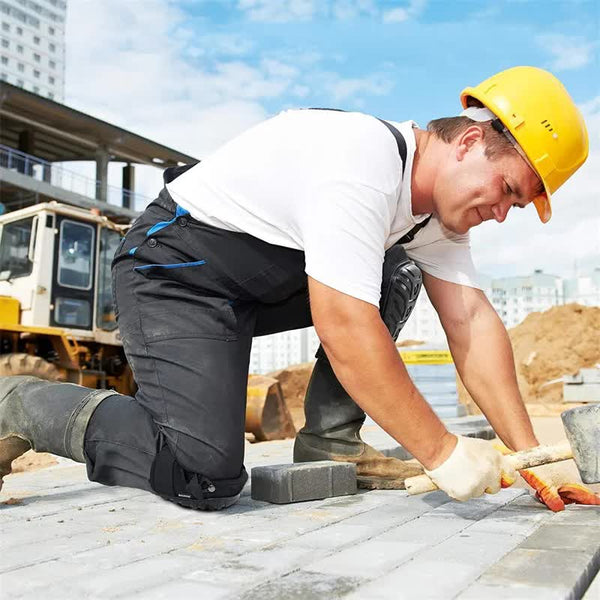 1 Pair Red Professional Hard Shell Knee Pads Heavy Duty Protection For Work Construction Gardening & Outdoor Sports Garden Kneelers & Seats