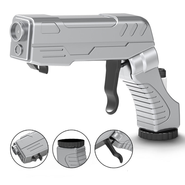 Silver Champagne & Beer Spray Gun Ultimate Party Starter Drink Dispenser With Bottle Opener Party Games & Activities
