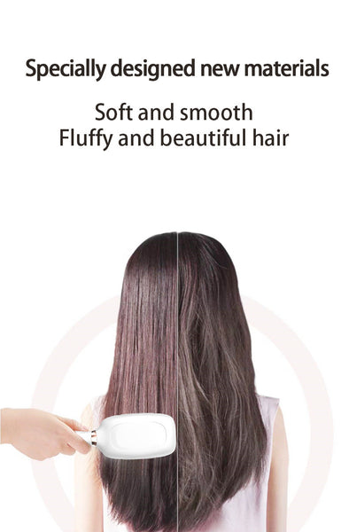 White Advanced 3 In 1 Scalp Hair Care Massage Comb Red Light Therapy Ems Microcurrent Vibration Other Massage