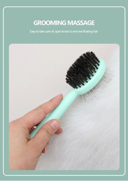 Blue Complete 5 In 1 Pet Grooming Care Kit Professional Deshedding Brushes Combs & Nail Clippers Set For Dogs Cats Dog Grooming