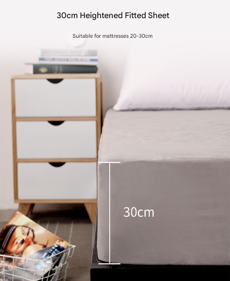 White Queen Size Waterproof Fitted Mattress Protector Soft Breathable Bed Cover Hypoallergenic Deep Pocket 152X190x30cm Mattress Toppers & Protectors