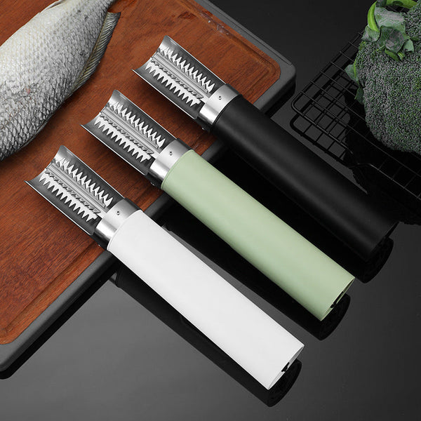 White Cordless Electric Fish Scaler Rechargeable 3000Mah Power Stainless Steel Blade Mess Free Cleaning Tool Peelers & Slicers