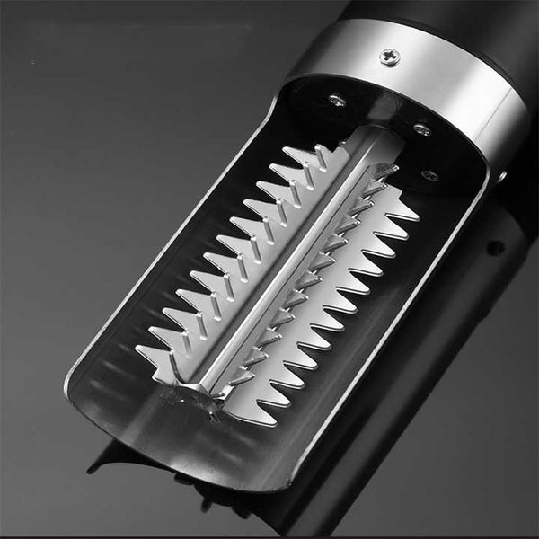 White Cordless Electric Fish Scaler Rechargeable 3000Mah Power Stainless Steel Blade Mess Free Cleaning Tool Peelers & Slicers