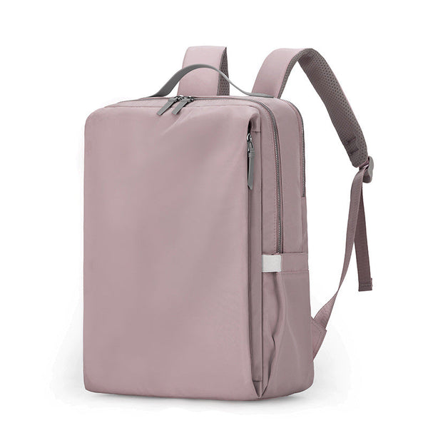 Purple Slim Minimalist Laptop Backpack Shockproof & Anti Theft Design Travel Friendly With Luggage Strap Water Resistant Laptop Cases & Bags