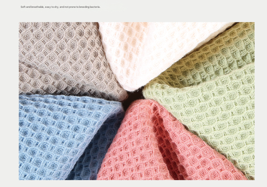 Pink Premium 3 Piece Waffle Weave Cotton Towel Set Lightweight Quick Dry & Absorbent Bath Hand Face Cloth Towels & Washcloths