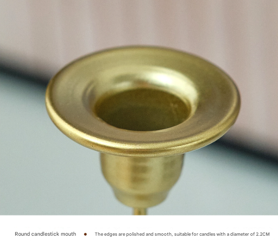 Gold Elegant Star Metal Candlestick Holder Decorative Taper Stand For Home Tabletop & Special Occasions Candle Holders & Accessories