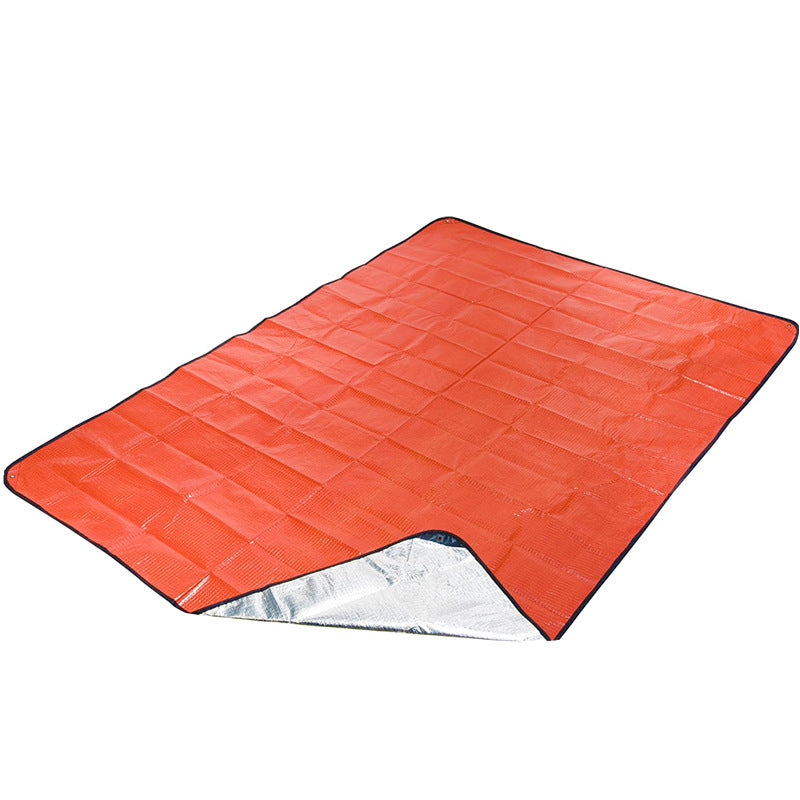 Heavy Duty Pe Emergency Survival Blanket Waterproof Thermal Reflective Tarp (Orange/Silver) Blankets