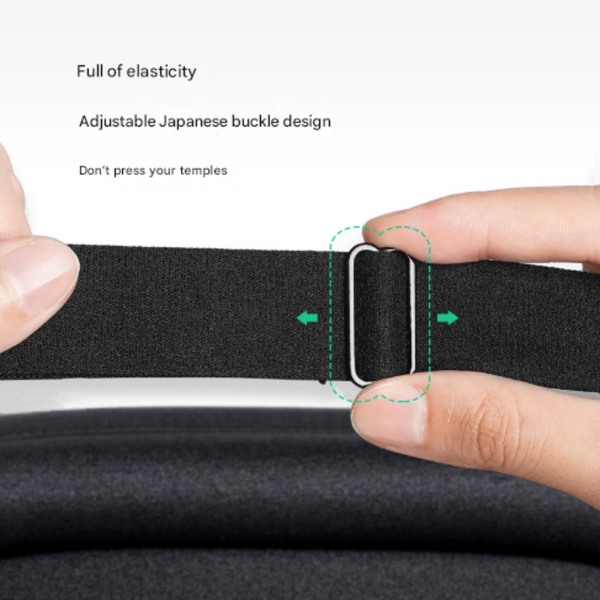 Pink Set Of 2 3D Contoured Sleep Total Blackout Memory Foam Blindfold With Lycra Eye Masks