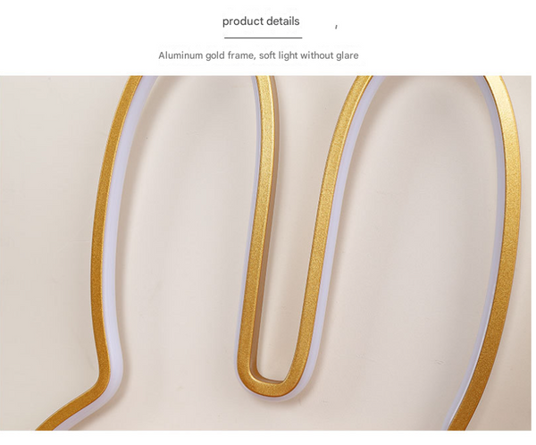 White 29X30cm Adorable Bunny Led Wall Night Light Usb Powered Warm Lamp Kids Room Decor Night Lights