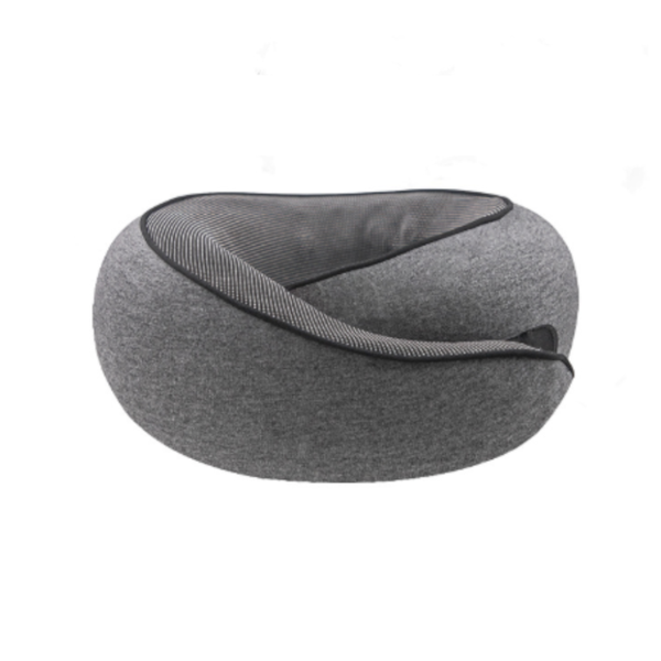 Dark Grey Ergonomic Memory Foam Travel Neck Pillow U Shaped Support For Naps & Journeys Pillows