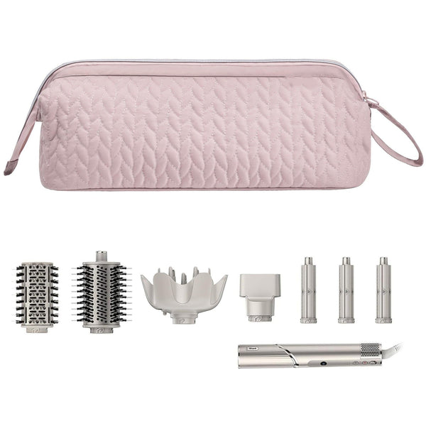 Pink Hair Styler Travel Case Protective Storage Organiser Bag For Dryer Curling Iron & Accessories Packing Organisers