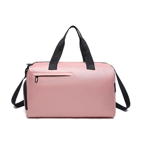 Pink Men's Large Capacity Sports Duffel Bag With Wet/Dry Separation Pocket Travel & Gym Tote Duffle Bags