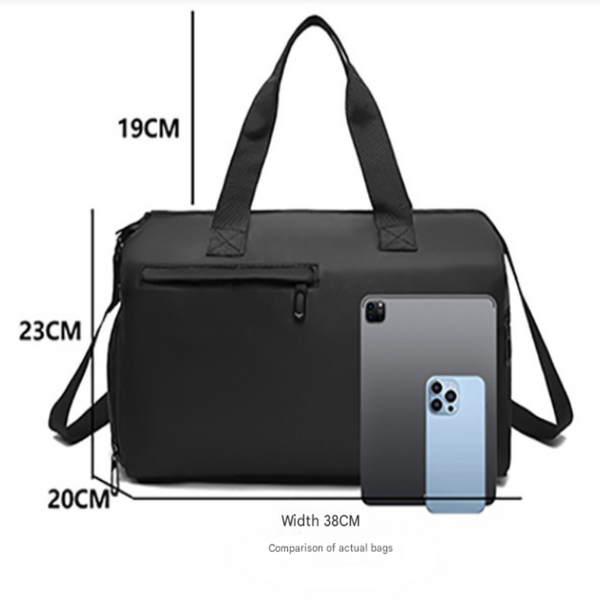 Pink Men's Large Capacity Sports Duffel Bag With Wet/Dry Separation Pocket Travel & Gym Tote Duffle Bags