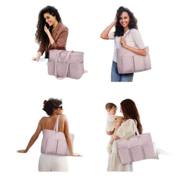 Black Women's Laptop Tote Bag Professional Business Briefcase & Shoulder Handbag (Fits Up 15.6 Inch Laptop) Laptop Cases & Bags