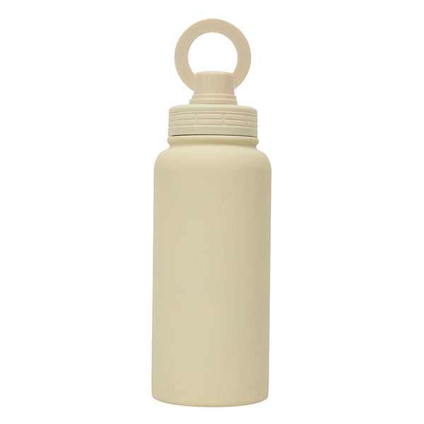 Yellow Premium 35Oz Stainless Steel Insulated Sports Bottle With Magnetic Phone Holder Lid Other Bottles & Hydration